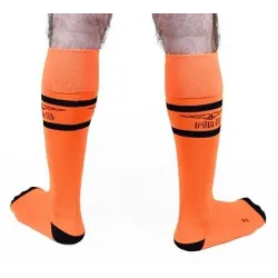 Mr B - Mister B Chaussettes hautes Urban Football Socks Orange Neon